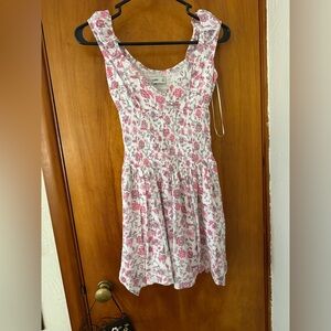 Hollister Pink Floral Mini Dress